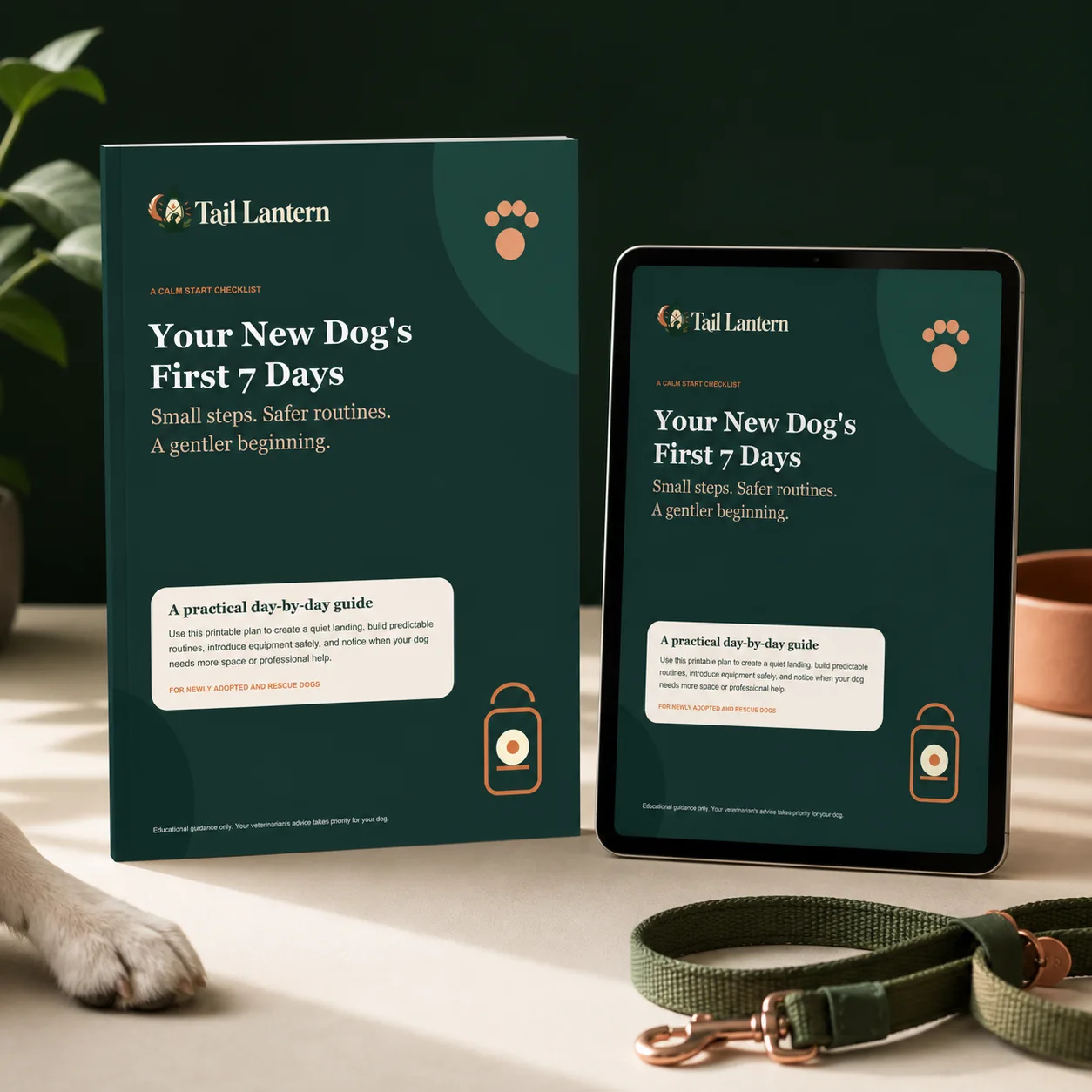 Your New Dog’s First 7 Days: A Calm Start Checklist digital resource